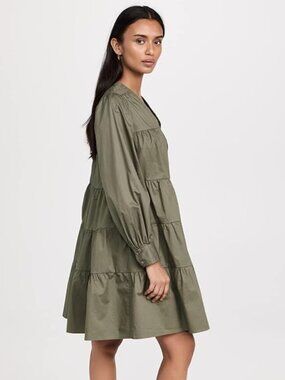 Xirena Tallulah Tiered poplin Dress